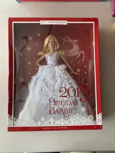 Barbie Doll Mattel "holiday Barbie" Blonde Barbie Collector 2013 #x8271 Nib Nrfb